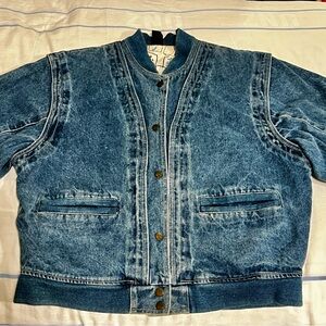 Vintage 80’s Jag Jeans Lined Jacket Size M